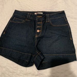 Denim shorts